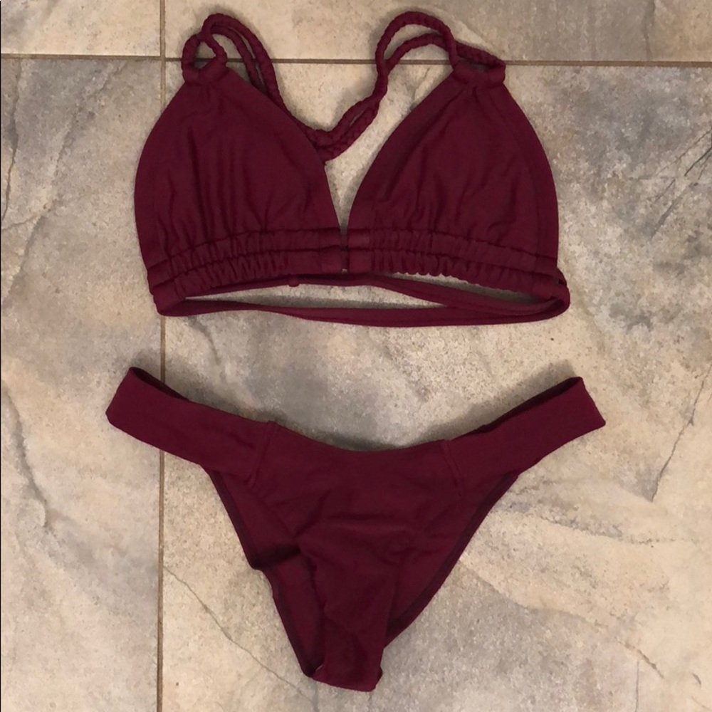 Like new! Maroon Montce Bikini!